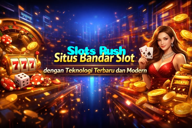Slots Rush casino presented on mobile device in Pakistan with slots and live games